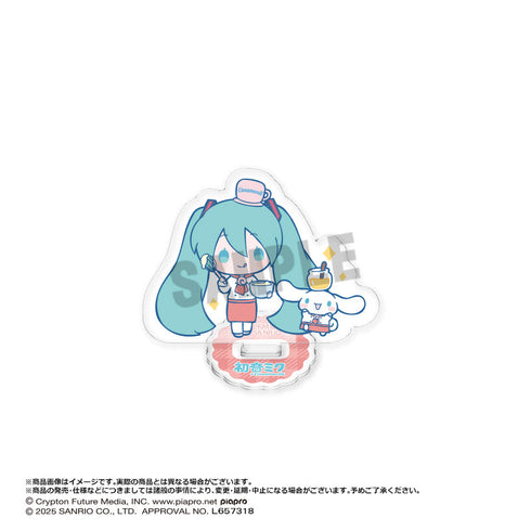 『初音ミク×シナモロール』トレーディングミニアクリルスタンド【BOX】